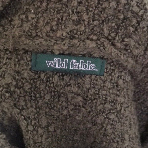 Cropped Sweater Army Green - Picture 4 of 5